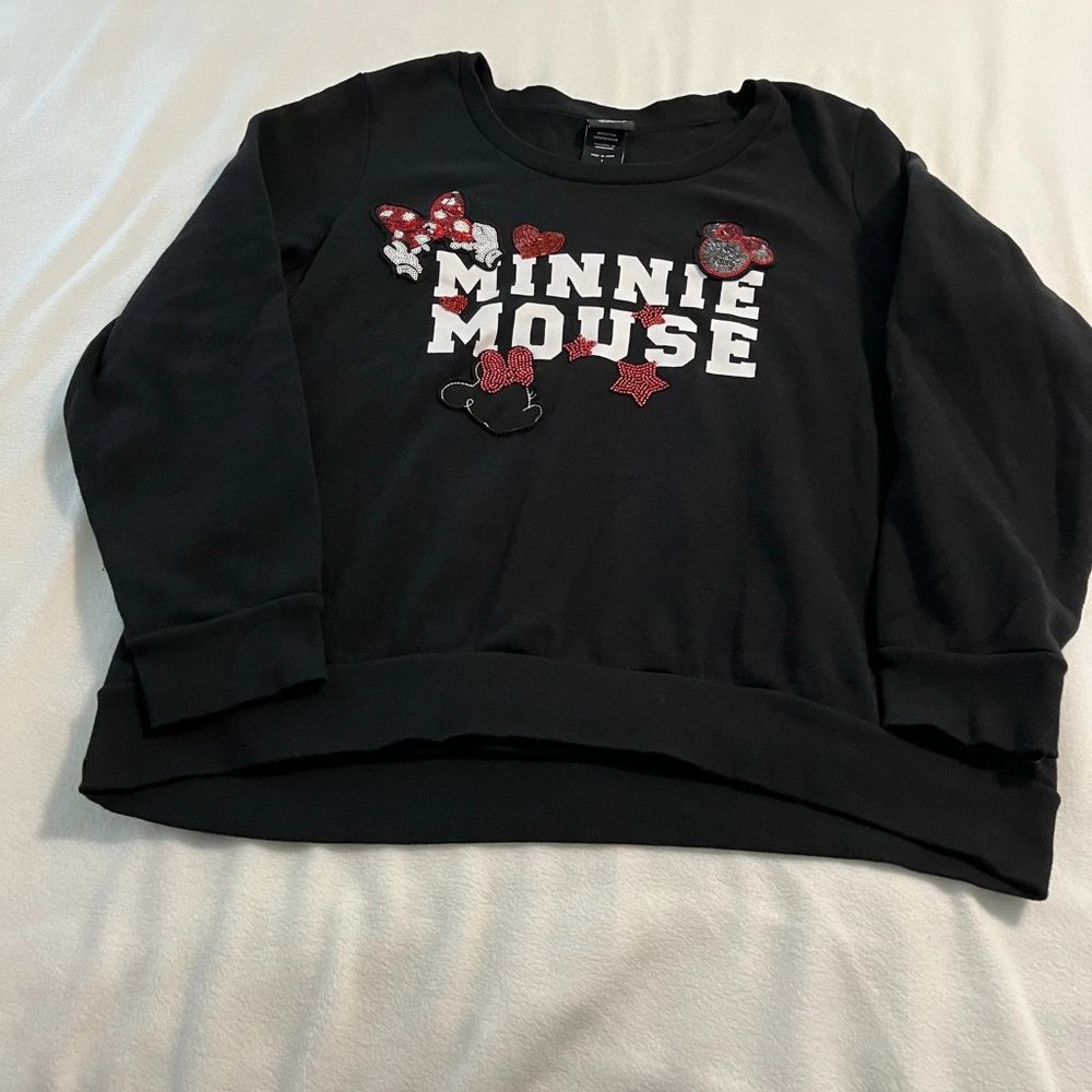 Disney Minnie Mouse Sweatshirt Torrid Size 1